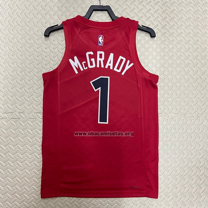 Camiseta Toronto Raptors Tracy Mcgrady NO 1 Icon 2022-23 Rojo